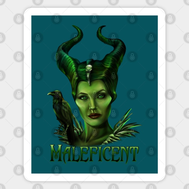 Maleficent Magnet by mayyaflowers